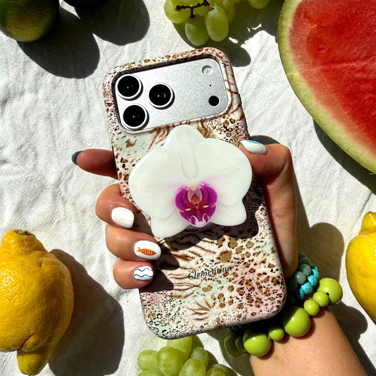 Orchidea Bianca - Phone Grip