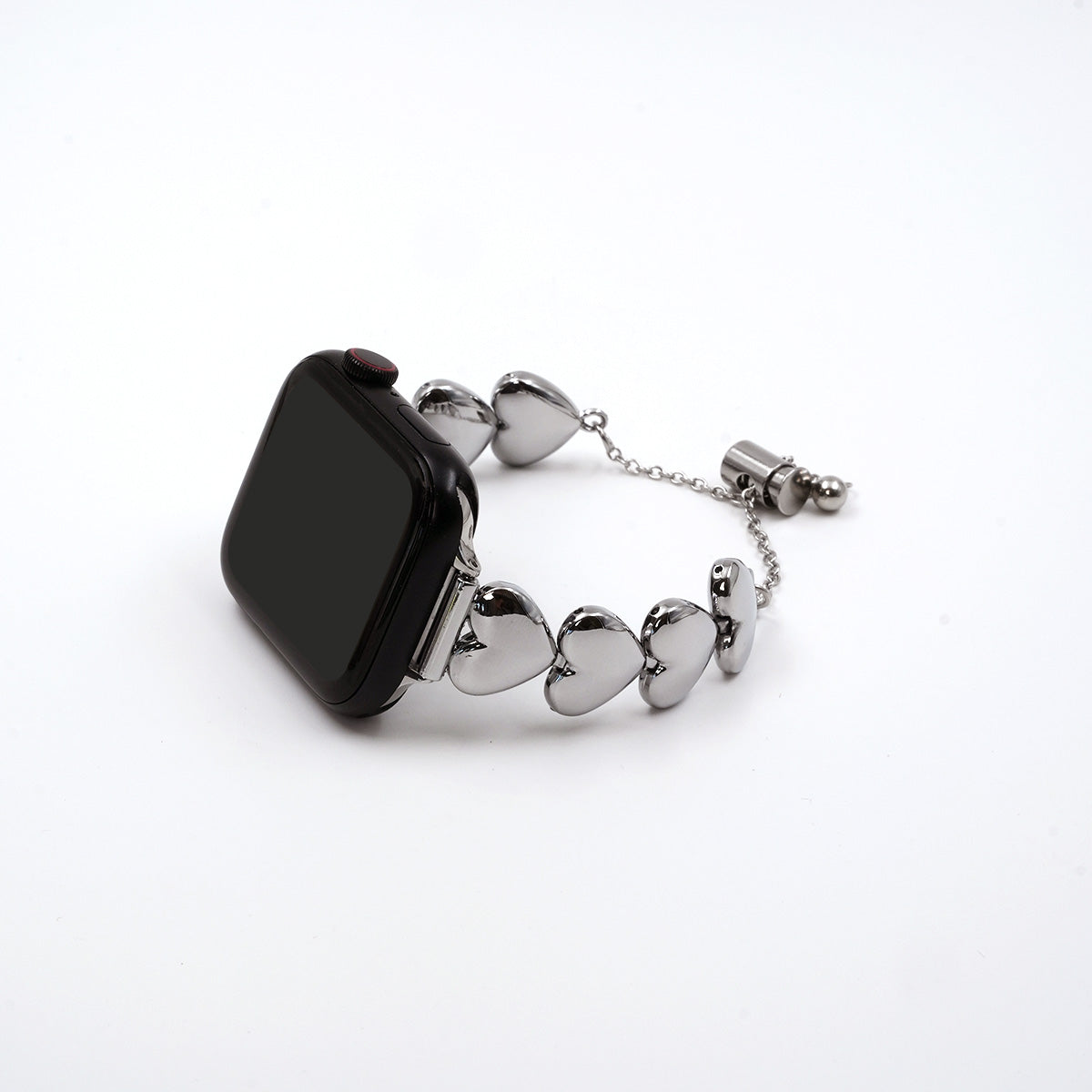 Silver Hearts - Watch Band