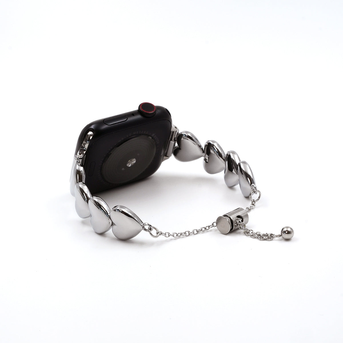 Silver Hearts - Watch Band