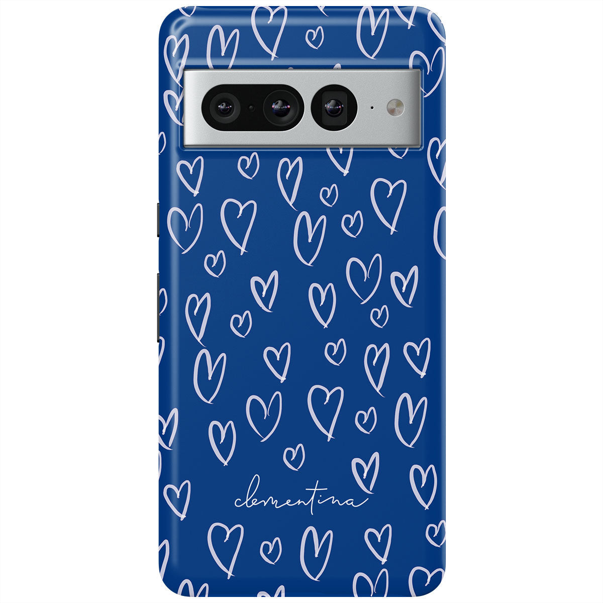 Blue Hearts Snap Case