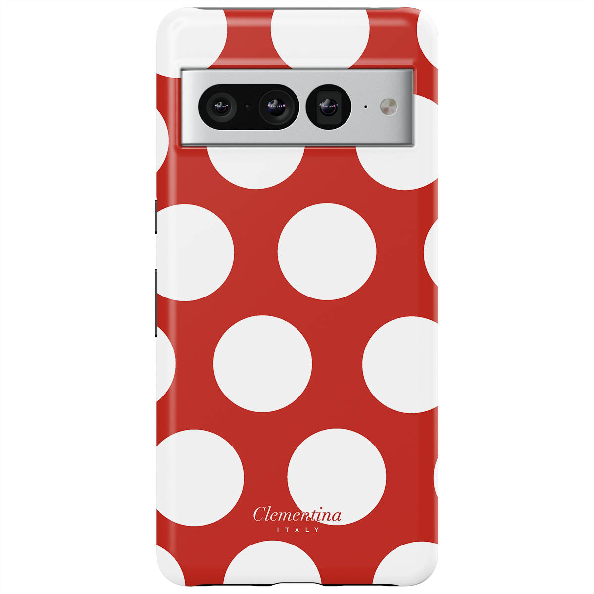 White Polka Dots Tough Case