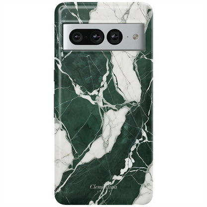 Green Marble Snap Case