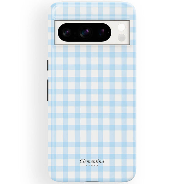 Baby Blue Gingham Tough Case