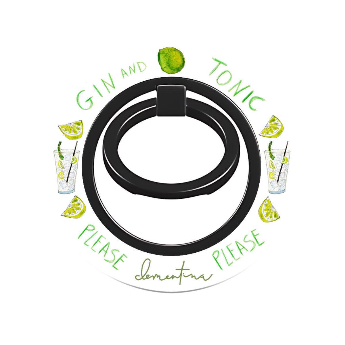 Gin & Tonic Ring Holder