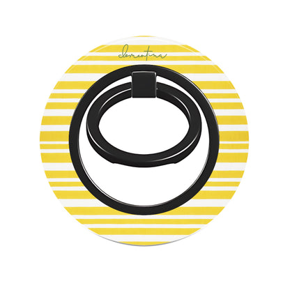 Yellow Stripes Ring Holder