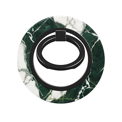 Green Marble Ring Holder