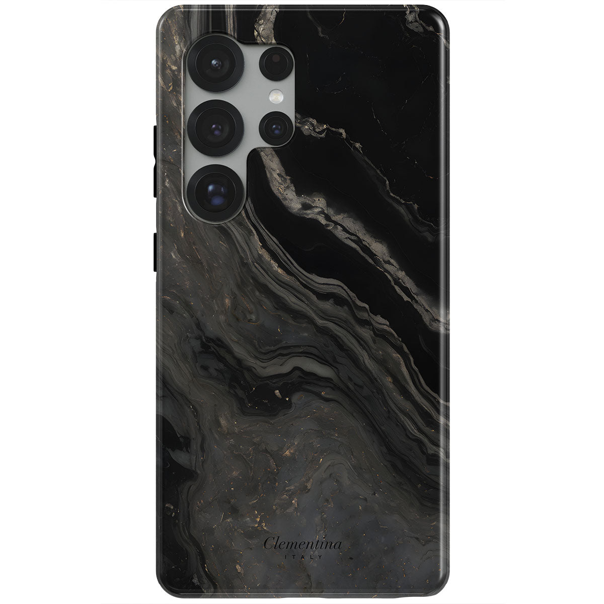 Black Marble Magnetic Tough Phone Case