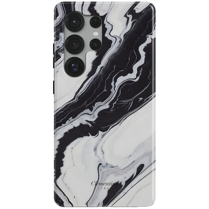 Black & White Magnetic Tough Phone Case