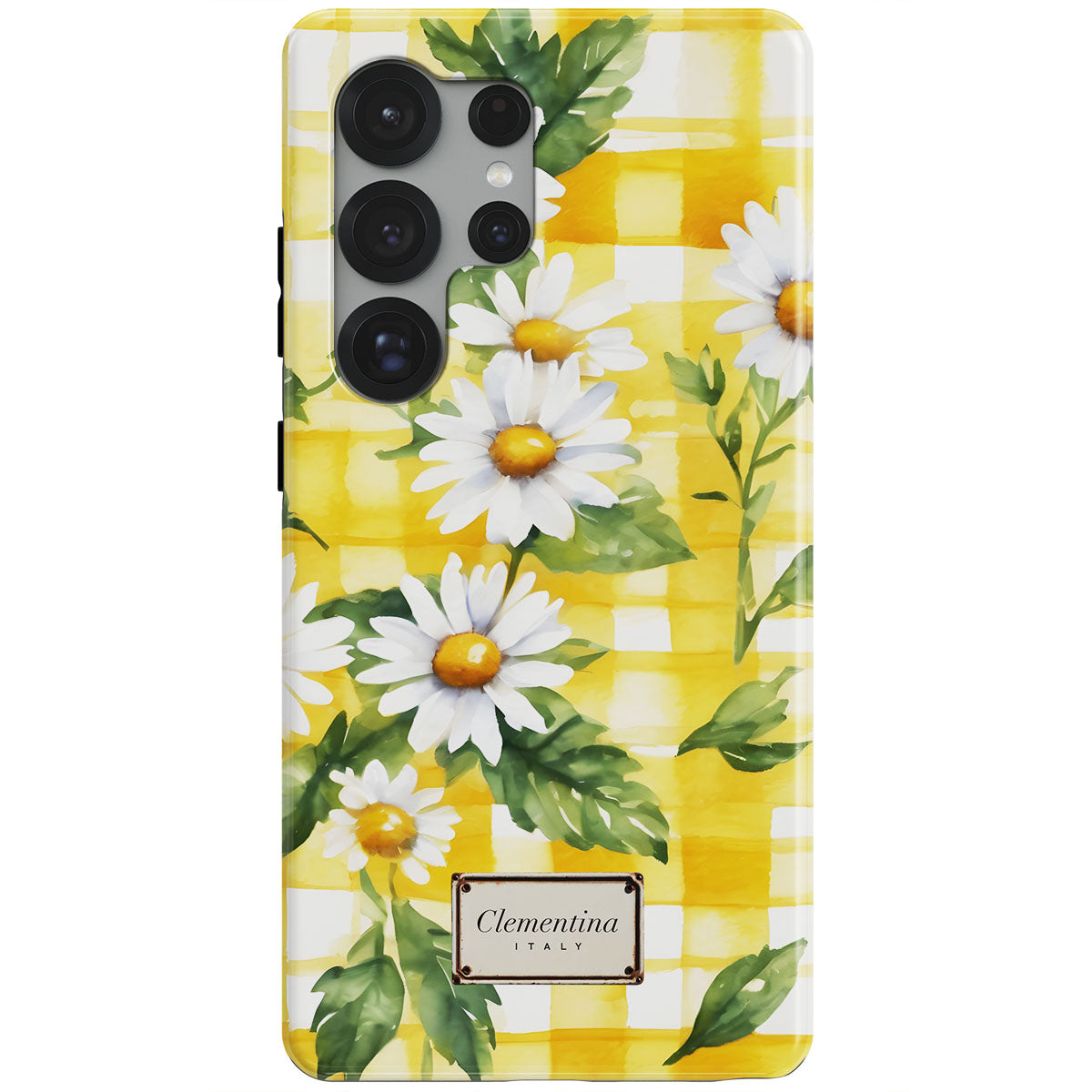 Gingham and Daisy Magnetic Tough Phone Case
