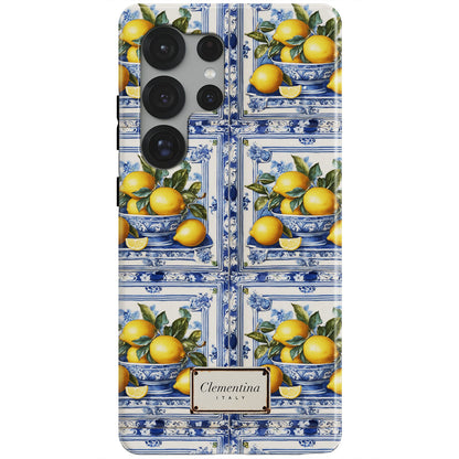 Lemon Majolica Magnetic Tough Phone Case