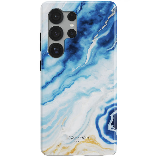 Marble Azzurro Snap Case