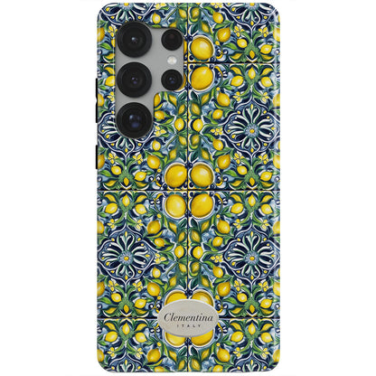 Piastrella Limone Magnetic Tough Phone Case