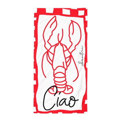 Ciao Lobster Beach Blanket / Towel