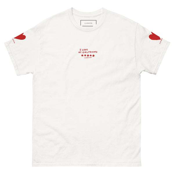 I love my Girlfriend embroidered unisex t-shirt