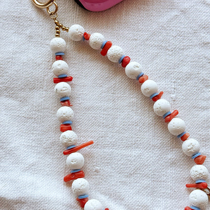 White Lava - Phone charm
