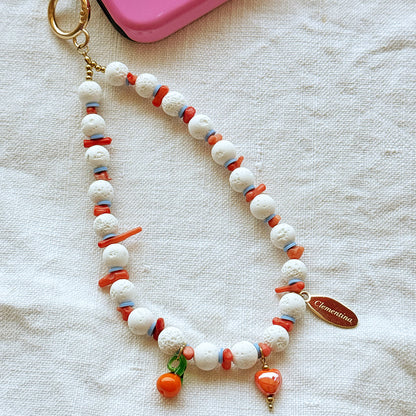 White Lava - Phone charm
